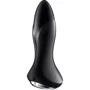Анальная смарт вибропробка с жемчужным массажем Satisfyer Rotator Plug 1+ Black