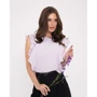 Блуза ISSA PLUS SA-267 48 сиреневая без рукава