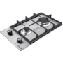 Варочная поверхность газовая Perfelli HGM 31424 I: Рабочая поверхность нержавеющая сталь