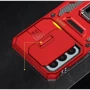 Чехол для телефонов Mobile Case Camshield Army Ring Red for Samsung A366 Galaxy A36 5G / A566 Galaxy A56 5G: Материал TPU (термополиуретан) и поликарбонат