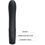 Классический вибратор Pretty Love Alston Vibrator Black