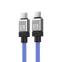 Кабель Baseus USB-C to USB-C CoolPlay Series 100W 1m Blue (CAKW000203) фото 3
