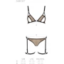 Эротический комплект нижнего белья Passion GABI SET S/M beige