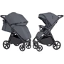 Коляска прогулянкова Carrello Bravo SL CRL-5520 Deep Grey 2024 (CRL-5520 Deep Grey 2024): Матеріал коліс резина