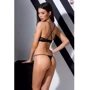 Эротические комплект Passion Exclusive QUENTRIS BIKINI black XXL/XXXL