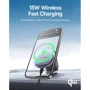 Держатель Baseus Car Holder Magnetic C02 Mega Wireless Charging 15W Gray (C40169003831-00) for Apple iPhone 16 I 15 I 14 I 13 I 12 series фото 14