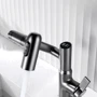 Смеситель для раковины Lefton Single-Hole Rotatable Faucet with Temperature Display-BF2204 Grey