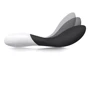 LELO Mona Wave - уникальный вибратор для точки G с движущейся головкой, 11x3.4 см, черный