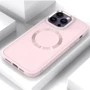 Чехол для iPhone TPU Case Bonbon Metal Style with MagSafe Light Pink for iPhone 12 Pro Max: Цвет розовый