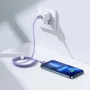 Кабель Baseus Cable USB-C to Lightning Crystal Shine 20W 1.2m Purple (CAJY000205) фото 7