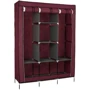 Шкаф Stenson тканевый раскладной 130х45х175 см бордовый (R93320 wine red)
