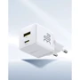 Зарядное устройство Baseus Wall Charger Palm USB-C+USB 30W White (P1011160A213-00) фото 11