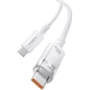 Кабель Baseus Cable USB-C to USB-C Explorer Smart Temperature Control 100W 1m White (P10319703221-00): Тип USB-C - USB-C