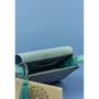 Жіноча сумка-сетчел BlankNote бірюзова (BN-BAG-3-felt-tiffany): Фактура матова, Ткана, Гладка