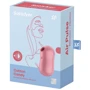 Вакуумный стимулятор с вибрацией Satisfyer Cotton Candy Light Red