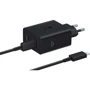 Зарядное устройство Samsung 2xUSB-C Wall Charger with Cable USB-C 50W Black (EP-T5020XBEGEU): Сила тока 2.4А и более