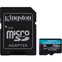Карта памяти Kingston 256GB microSDXC Class 10 UHS-I U3 V30 A2 Canvas Go Plus + adapter (SDCG3/256GB)