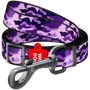 Поводок для собак WAUDOG Nylon рисунок Фиолетовый камо 2.5x152-183 см фиолетовый (5307)