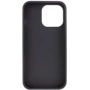 Чехол для iPhone TPU Case Bonbon Metal Style Black for iPhone 14 Pro Max: Материалы Термополиуретан