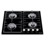 Варочная поверхность газовая Borgio 6190-15 Black Glass: Расположение панели Фронтальное