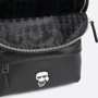 Рюкзак жіночий Karl Lagerfeld K/IKONIK METAL PIN BACKPACK чорний (205W3090-999): Фактура Матовая, Гладкая