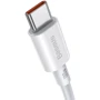 Кабель Baseus Cable USB-C to USB-C Superior Series PD 100W 2m White (CATYS-C02): Тип USB-C - USB-C
