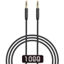 Кабель WIWU Audio Cable AUX 3.5mm to 3.5mm 1m Black