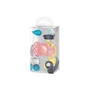 Пустышка Nuvita 7084 Air55 Cool Бант ортодонтическая 6m+ розовая (NV7084GF): Материал силикон