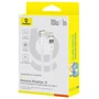 Кабель Baseus USB Cable to USB-C Display 2 Fast Charging Data 100W 1m White (P10382701211-00) фото 6