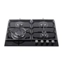 Варочная поверхность газовая Pyramida PFG 647 Black Luxe: Рабочая поверхность стекло (закаленное)