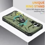 Чохол для телефона Mobile Case Pathfinder Ring Army Green для Samsung A145 Galaxy A14 4G/A146 Galaxy A14 5G: Матеріал TPU (Термополиуретан) і полікарбонат
