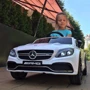 Електромобіль Kidsauto Mercedes-Benz C63 S AMG білий (QY1588white): Матеріал коліс EVA
