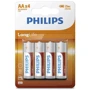 Philips AA bat Carbon-Zinc 4шт LongLife (R6L4B/10)