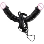 Двойной страпон Fetish Fantasy Vibrating Double Delight Strap-On, 12x3.7 см