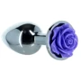 Анальная пробка Lux Active Rose Anal Plug Purple