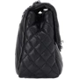 Женская сумка через плечо Der Flinger черная (SHIDF2020043-black): Тип ручки Плечевой ремень, На цепочке, Короткая ручка