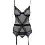Эротичный комплект Obsessive Lustella corset, S/M