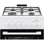 Плита комбинированная Electrolux LKK560011W: Тип варочной поверхности газовая