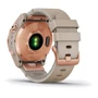 Смарт-часы Garmin Fenix 7S Sapphire Solar Rose Gold Titanium with Limestone Leather Band (010-02539-35) фото 9