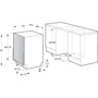 Встраиваемая посудомоечная машина Gorenje GV572D10: Размеры 81.5х44.8х55 см