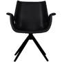 Кресло AMF Vert black leather (546926): Материал каркаса металл, кожа