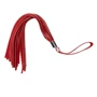Флоггер из натуральной кожи Flirty Soft Leather - Red, BM-00025