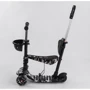 Самокат 5в1 Best Scooter, PU колеса, подсветка колес, Абстракция Black/White (102022): Количество колес 3