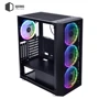 Корпус QUBE GUARD ARGB Dual Side Glass (GUARD_WH86ARGBDG): Мощность БП, Вт нет