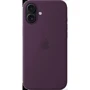 Чехол для iPhone Apple for iPhone 16 Plus Silicone Case with MagSafe Plum (MYYD3) : Материалы Силикон