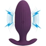 Анальная вибропробка LYBAILE Pretty Love Jefferson Violet с электростимуляцией (BI-040083HP-1)