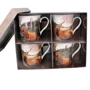 Набор кружек Carmani 4шт Олени 350 ml (710-3096)