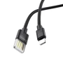 Кабель Hoco USB Cable to Lightning U55 2.4A 1m Black