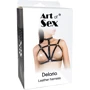 Женская портупея Art of Sex - Delaria Leather harness, черный XS-M
