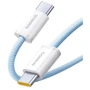Кабель Baseus Cable USB-C to USB-C Dynamic 4 Fast Charging 100W 1m Blue (P10381400311-00)